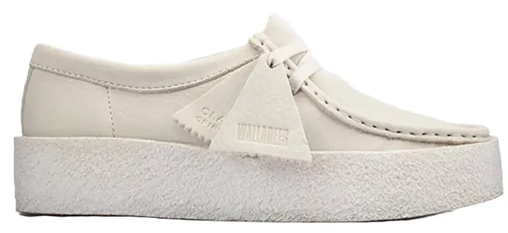 Giay Clarks Wallabee Cup 'White Nubuck' 26158152