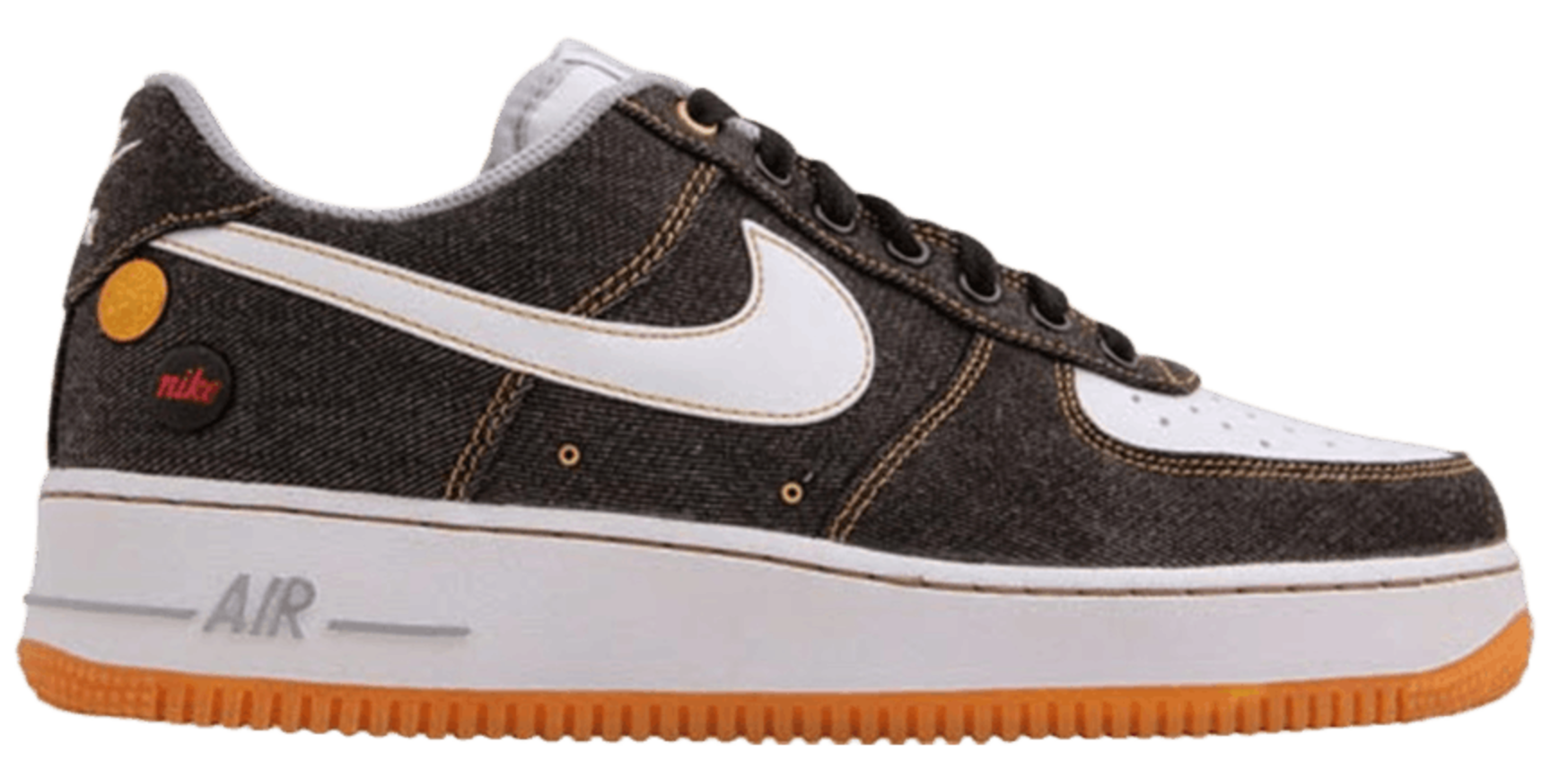 Giay Nike Air Force 1 '07 Low 'Black Denim' 630930-001