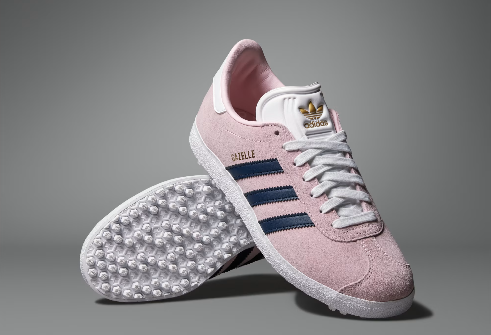 Giay Adidas Gazelle Spikeless Golf 'Pink Night Indigo' JI3941