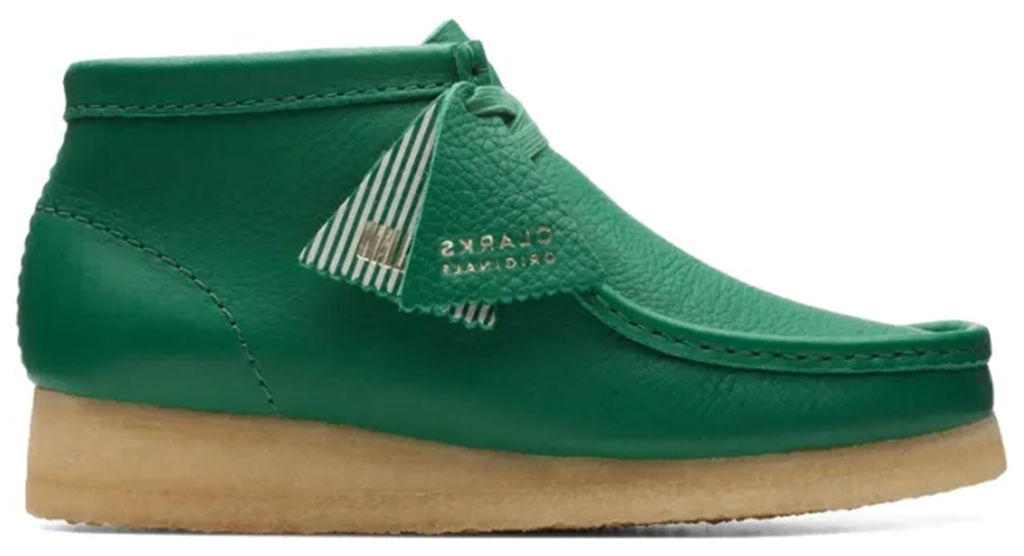 Giay Clarks Originals Wallabee Ankle 'Green' 261732344