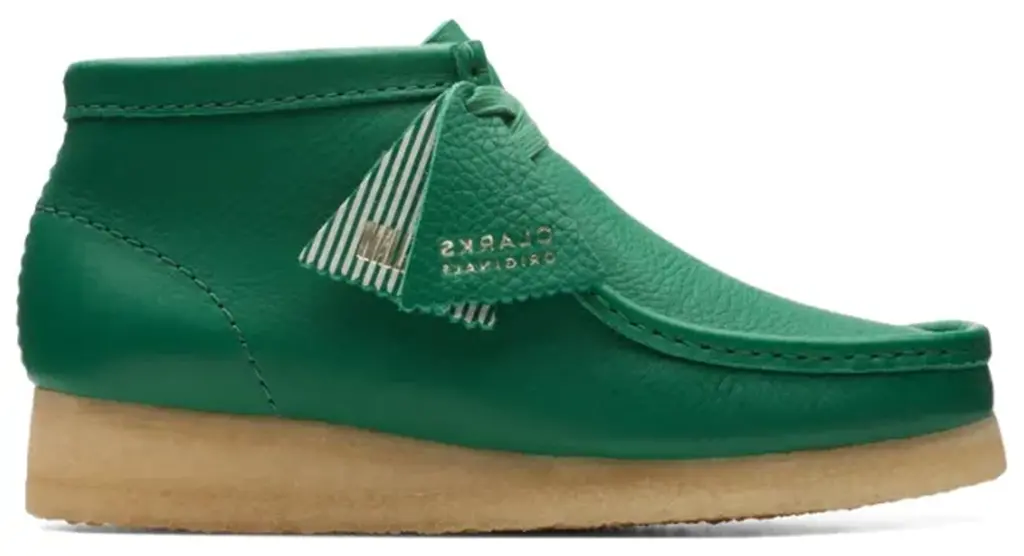 Giay Clarks Originals Wallabee Ankle 'Green' 261732344