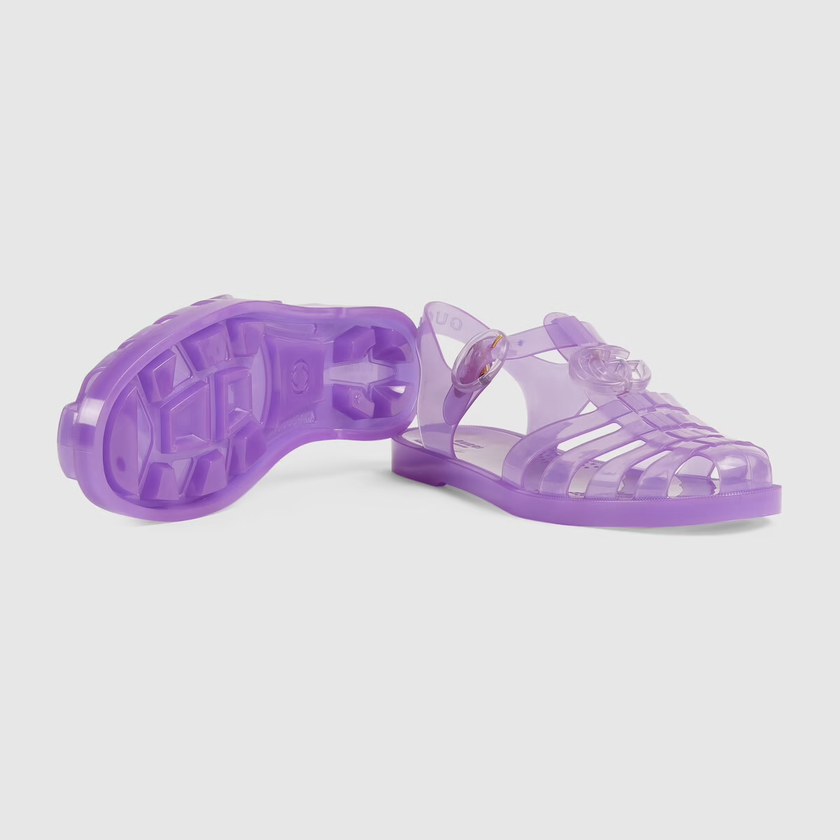 Dep Gucci Sandal With Double G 'Light Purple Rubber' 676970-JFM00-5305
