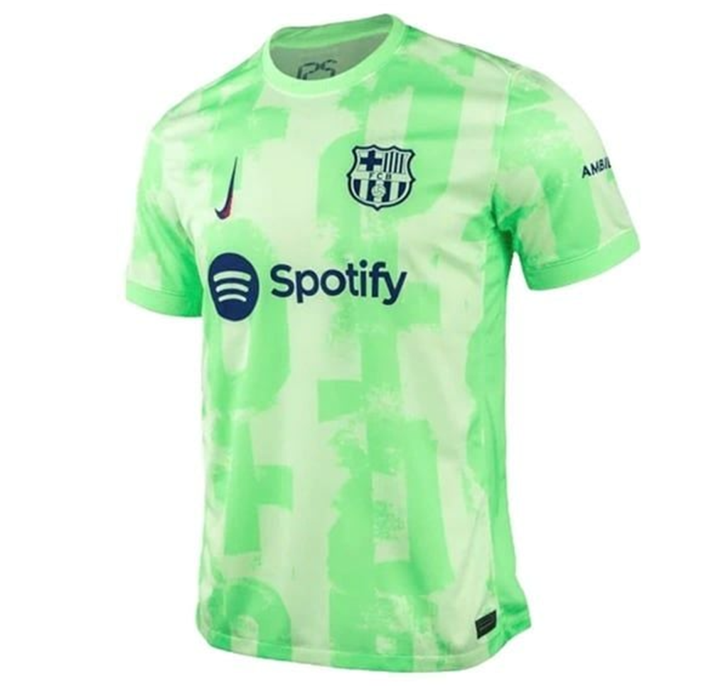 Ao Nike FC Barcelona 24/25 Stadium Third Jersey 'Green' FQ2022-702