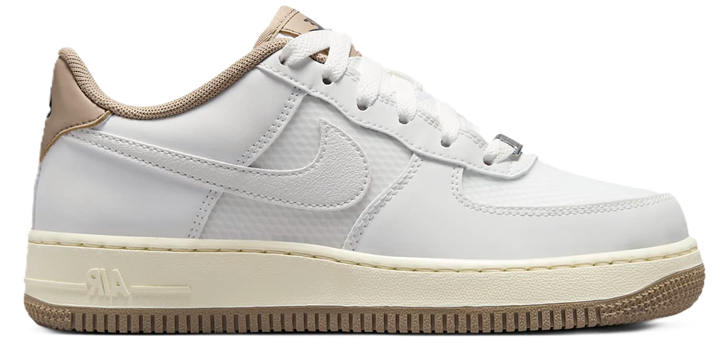 Giay Nike Air Force 1 LV8 GS 'Summit White Khaki' HF6924-100