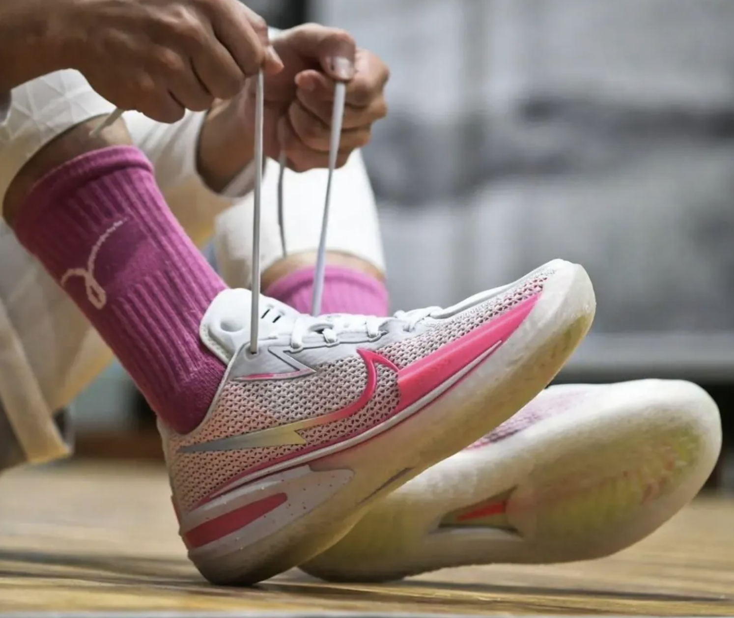 Alternative view of Giày Nike Air Zoom G.T. Cut 1 EP 'Pink Flash' CZ0176-008