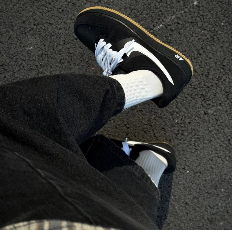 Giày Nike Air Force 1 LV8 'Black Gum' IB6388-001 - Ảnh 6