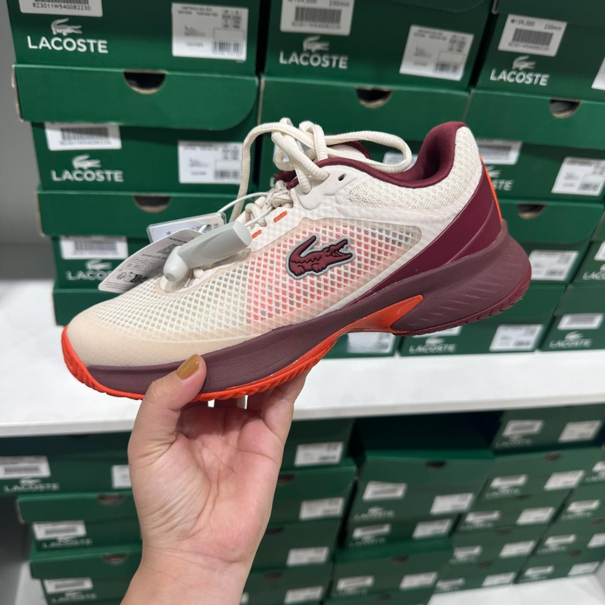 Giay Lacoste Tech Point SFA 'Dark Red' 746SFA0015OW9