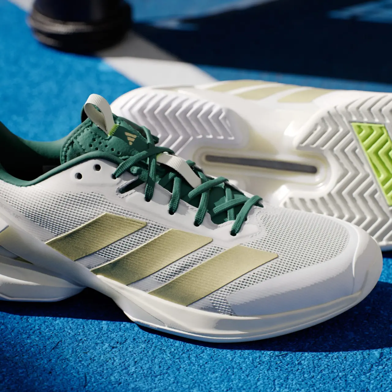 Giay Adidas Adizero Ubersonic 5 'White Gold' IH3087