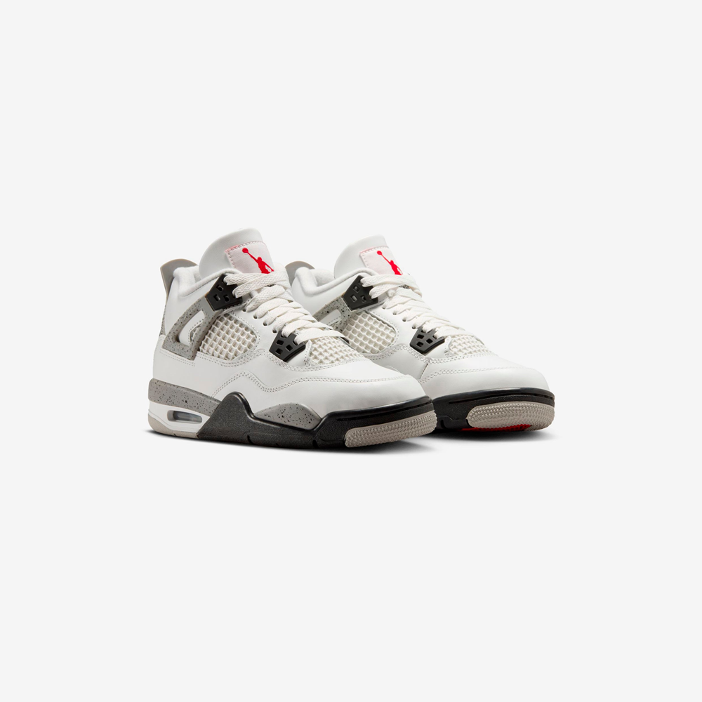 Giay Nike Air Jordan 4 Retro 2025 GS 'White Cement' IB4171-100