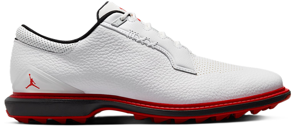 Giay Nike Air Jordan ADG 5 Golf 'White Black Varsity Red' FQ6642-103