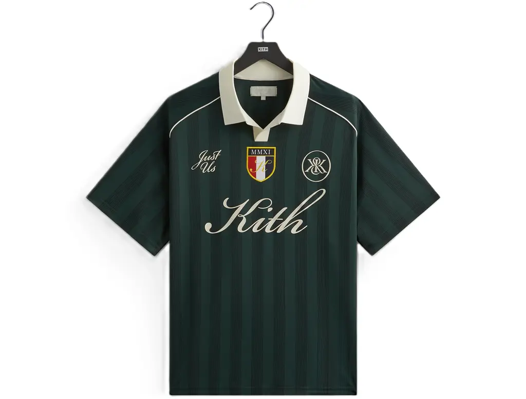 Ao Kith Shadow Stripe Marcel Soccer Top 'Stadium' KHM033427-302