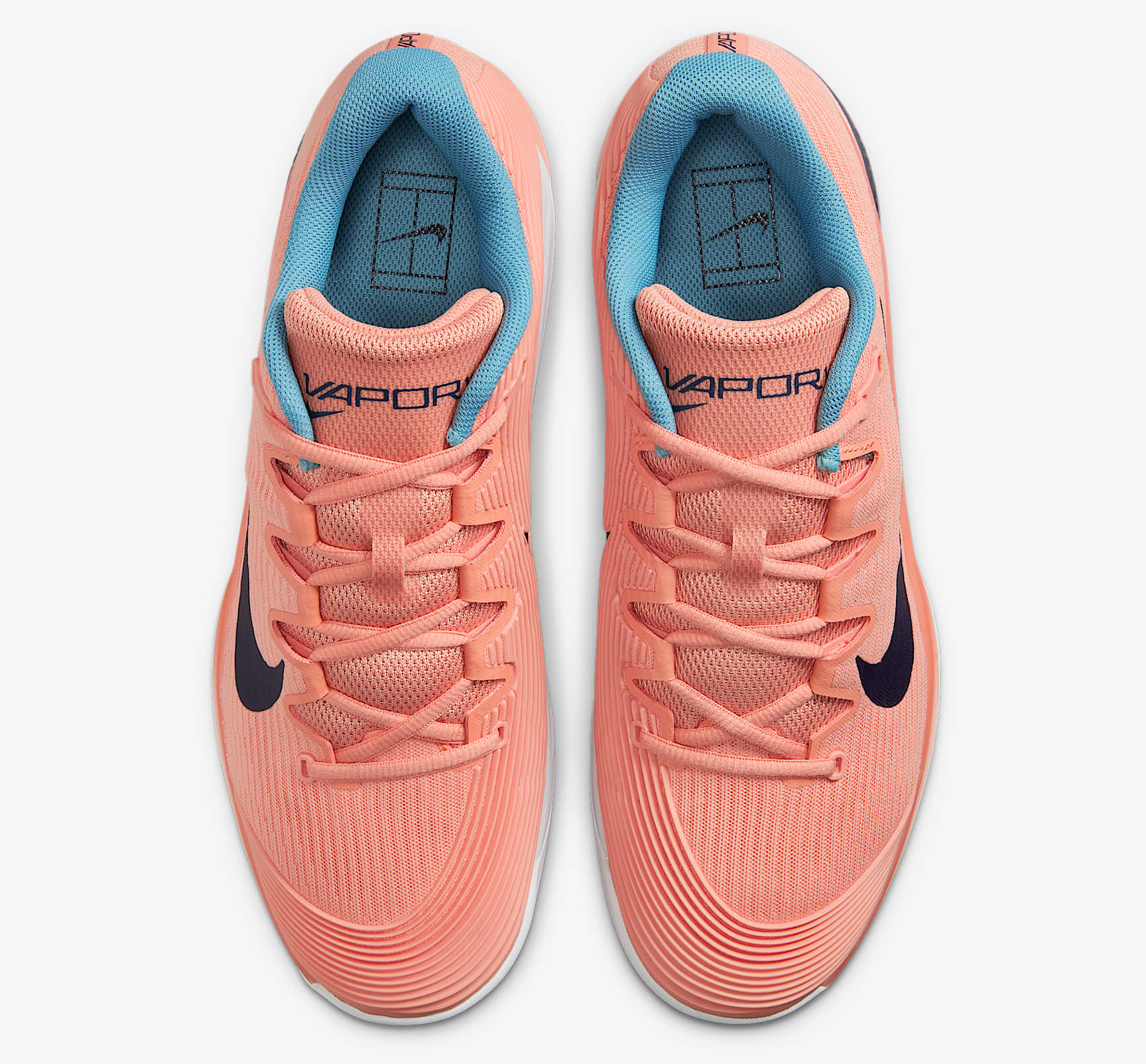 Giay Nike Court Air Zoom Vapor 12 HC 'Apricot Agate Obsidian' FV5552-800