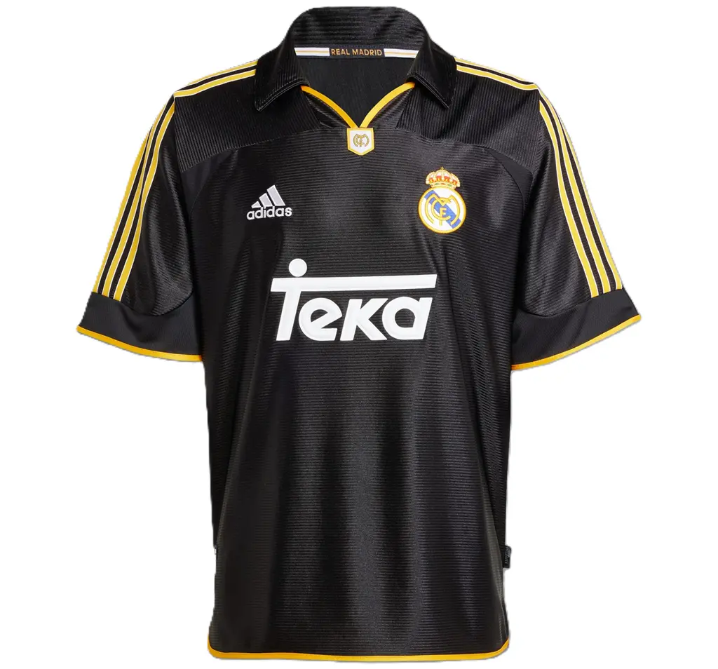 Ao Adidas Real Madrid 99/00 Away Jersey 'Black' JW1992