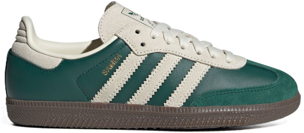 Giay Adidas Samba OG GS 'Dark Green Beige' JH7862
