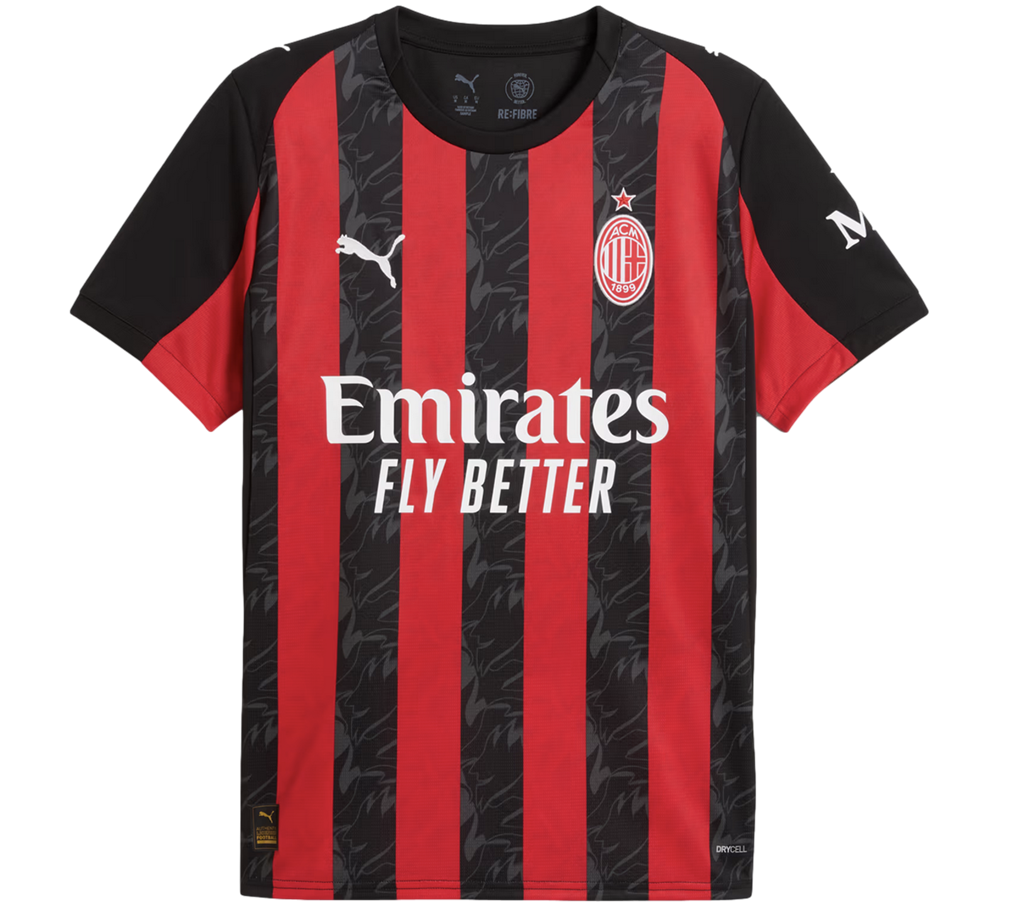 Ao Puma AC Milan 25/26 Home Jersey 'Red Black' 779962-01