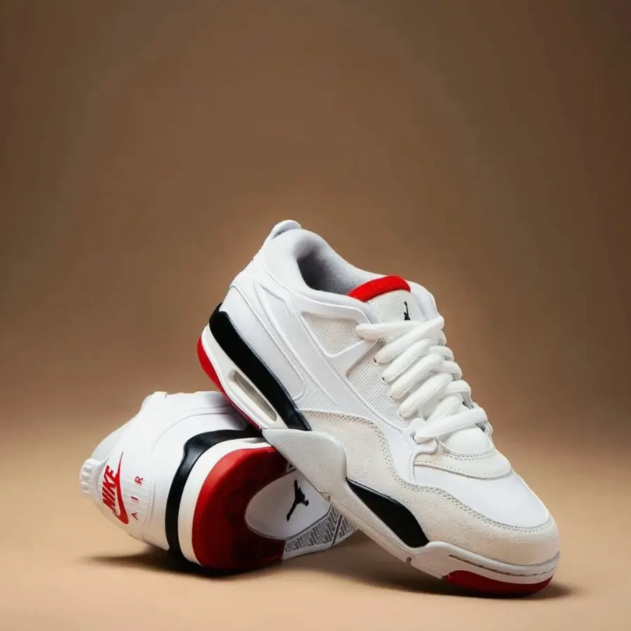 Alternative view of Giày Nike Air Jordan 4 RM 'White Fire Red' FQ7939-102