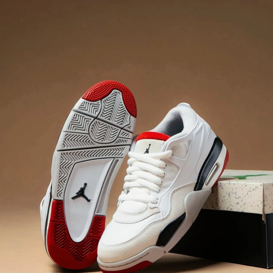 Giày Nike Air Jordan 4 RM 'White Fire Red' FQ7939-102 - Ảnh 4