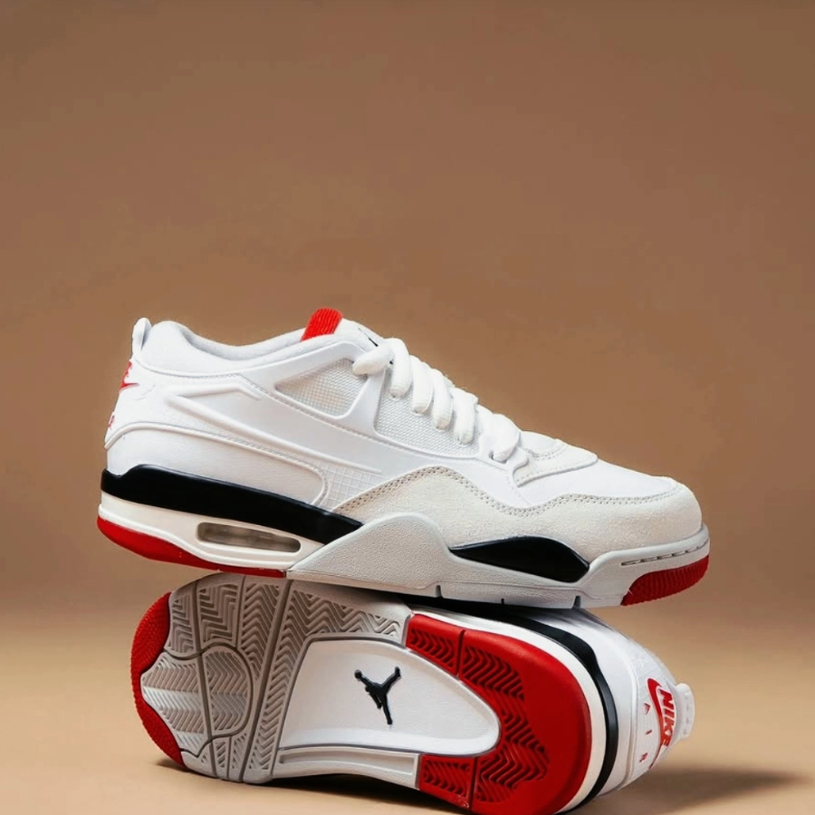 Giày Nike Air Jordan 4 RM 'White Fire Red' FQ7939-102 - Ảnh 5