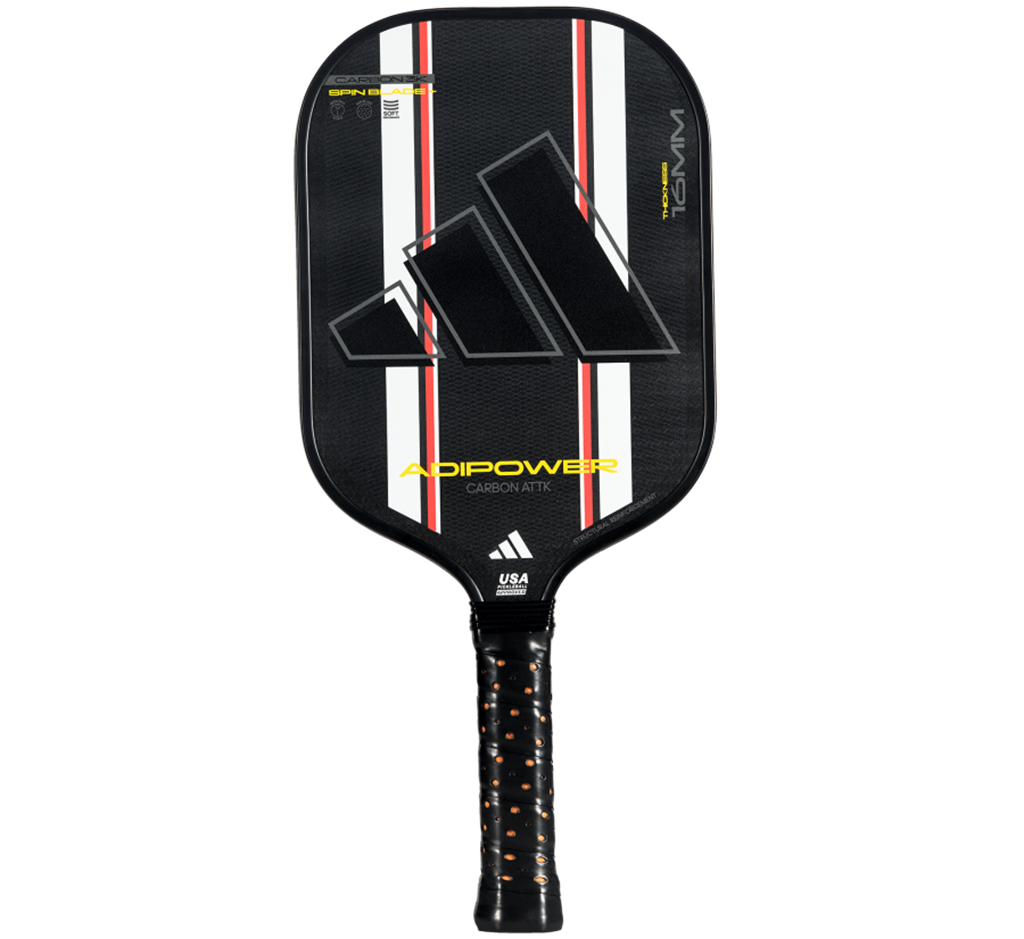 Vot Pickleball Adidas Adipower Carbon ATTK 16mm 'Core Black'