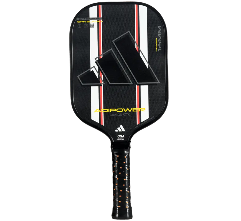 Vot Pickleball Adidas Adipower Carbon ATTK 16mm 'Core Black'