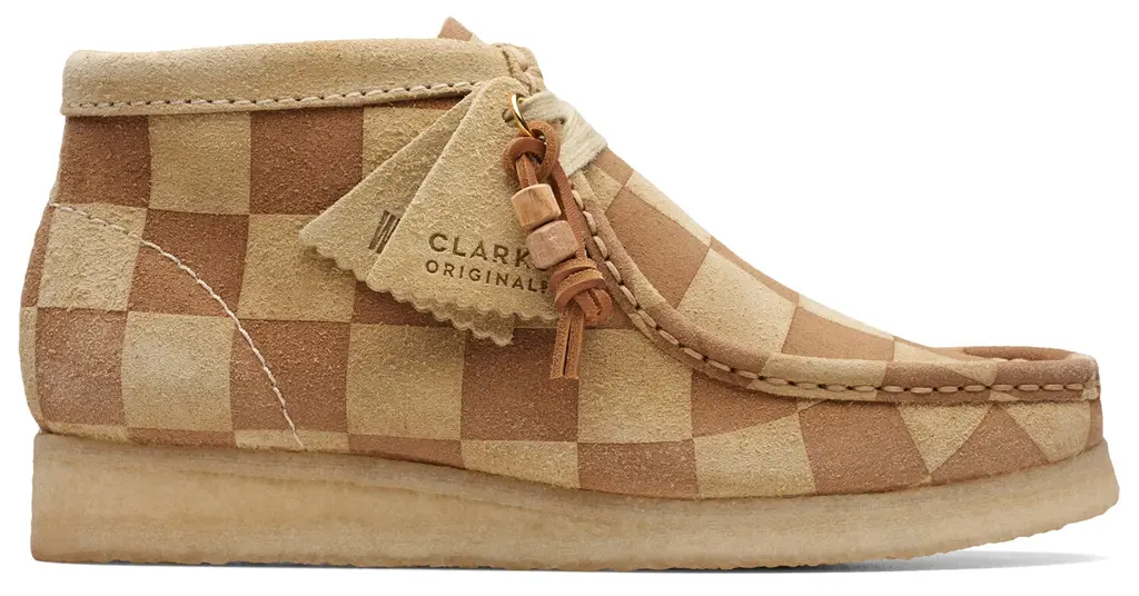 Giay Clarks Originals Wallabee Ankle Boots 'Yellow Brown' 261732264