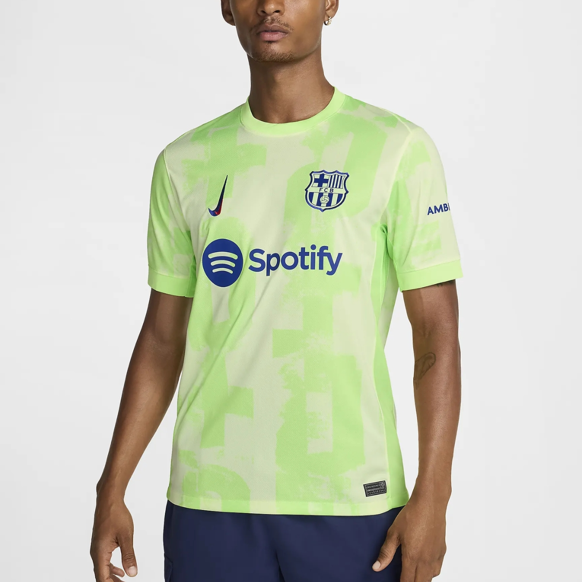 Áo Nike FC Barcelona 24/25 Stadium Third Jersey 'Green' FQ2022-702 - Ảnh 4