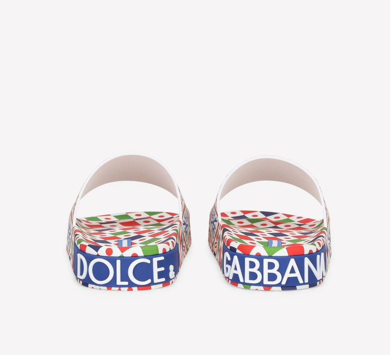 Dep Dolce & Gabbana Slides 'Carretto Print' CW0109-AJ756-HH01E