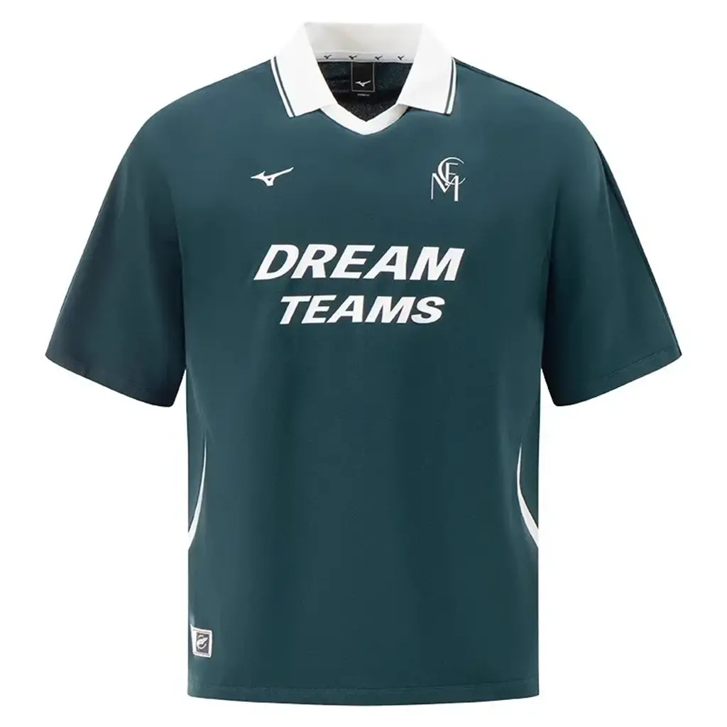 Ao Mizuno Retro Design Loose Fit Soccer Jersey 'Green' K2CA53Y3