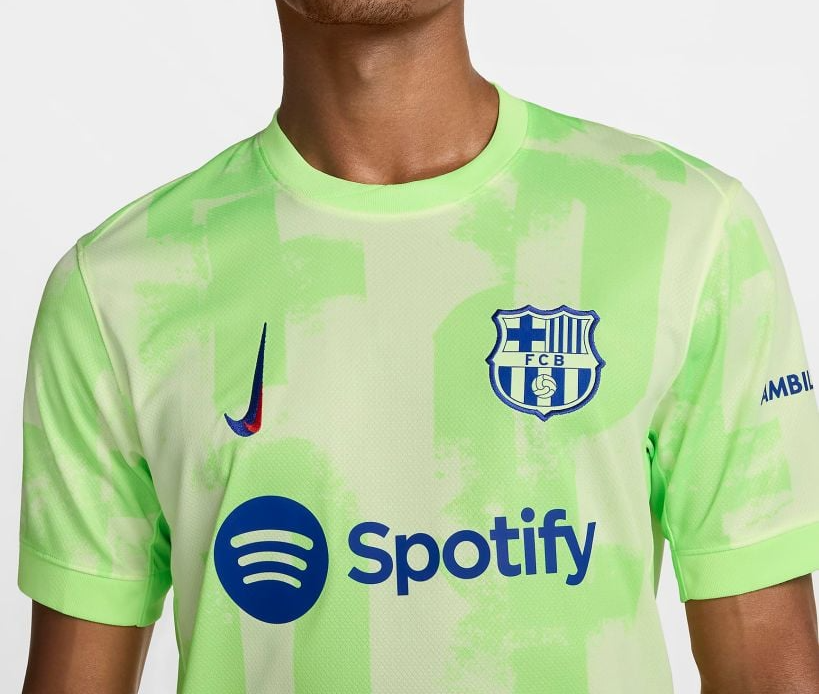 Ao Nike FC Barcelona 24/25 Stadium Third Jersey 'Green' FQ2022-702