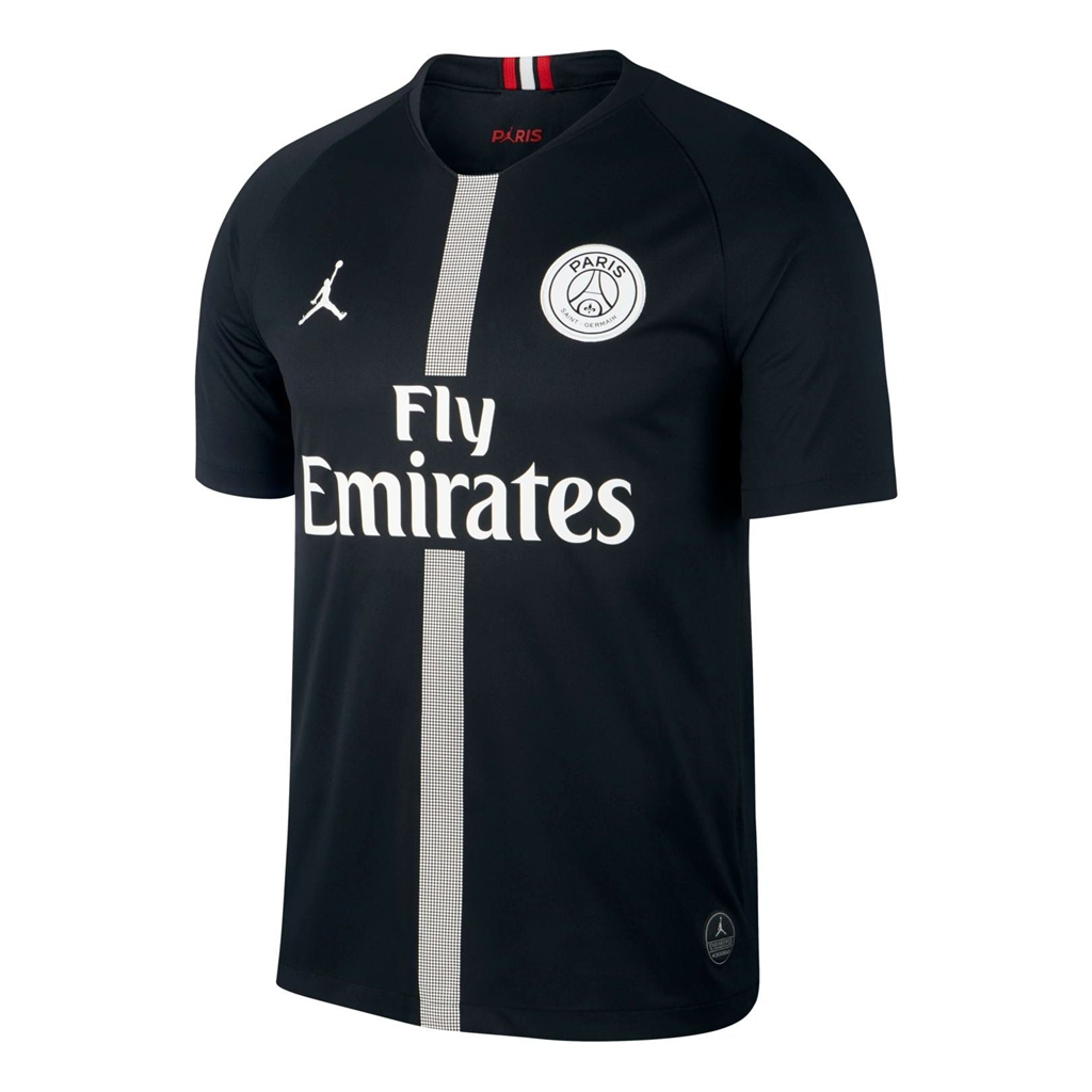 Ao Nike Air Jordan x Paris Saint-Germain Stadium Jersey 'Black' 919010-012