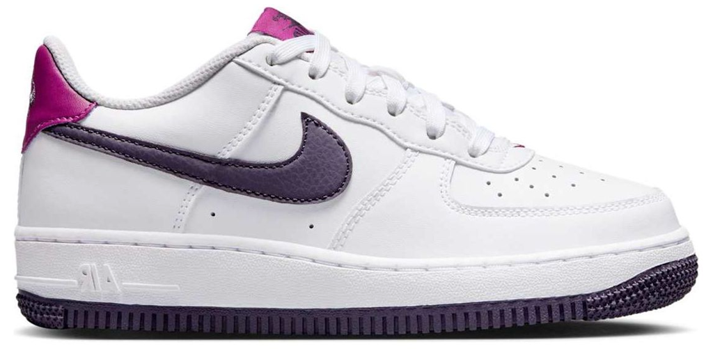 Giay Nike Air Force 1 Low GS 'White Dark Raisin' FV5948-111