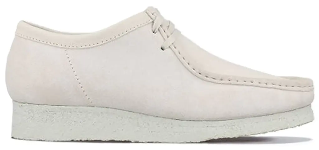 Giay Clarks Originals Wallabee 'White Chalky Suede' 26158421