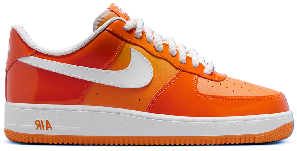 Giay Nike Air Force 1 Low '07 'Orange White Patent' HV9405-800