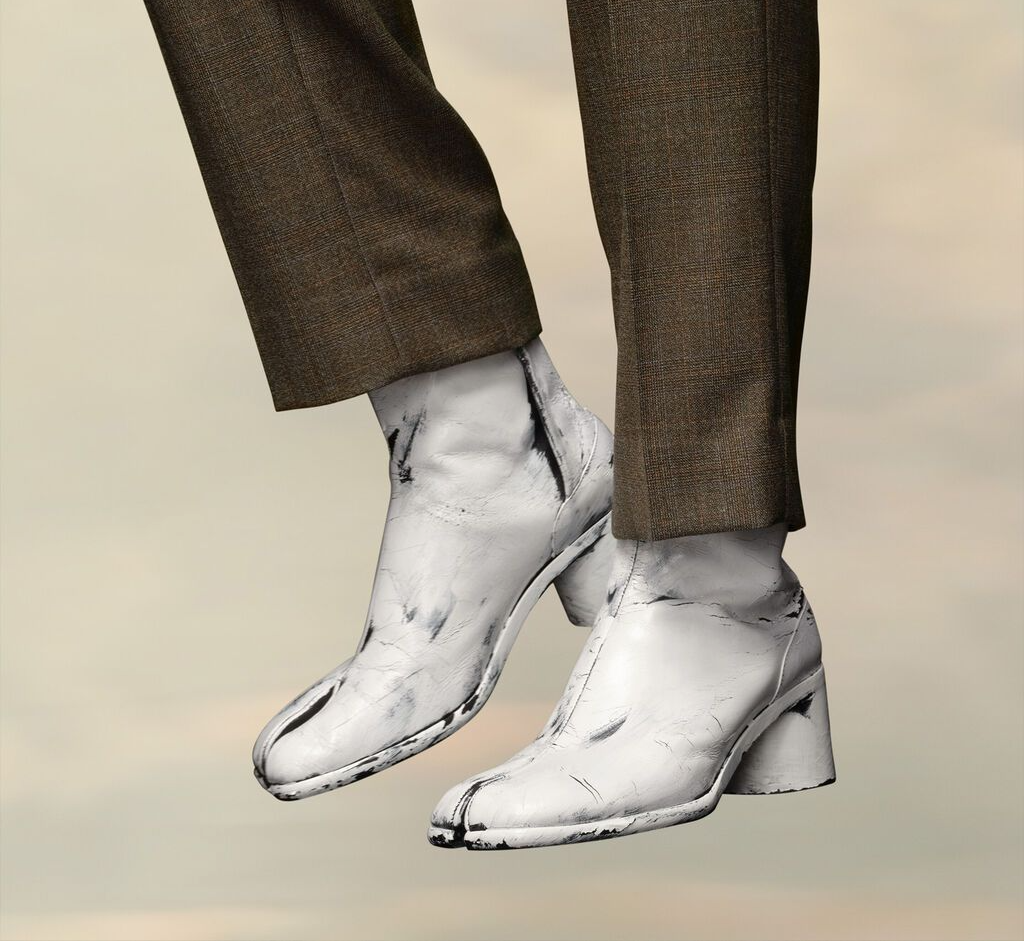 Giay Maison Margiela Tabi Boots 'White' S57WU0132P4128H8680