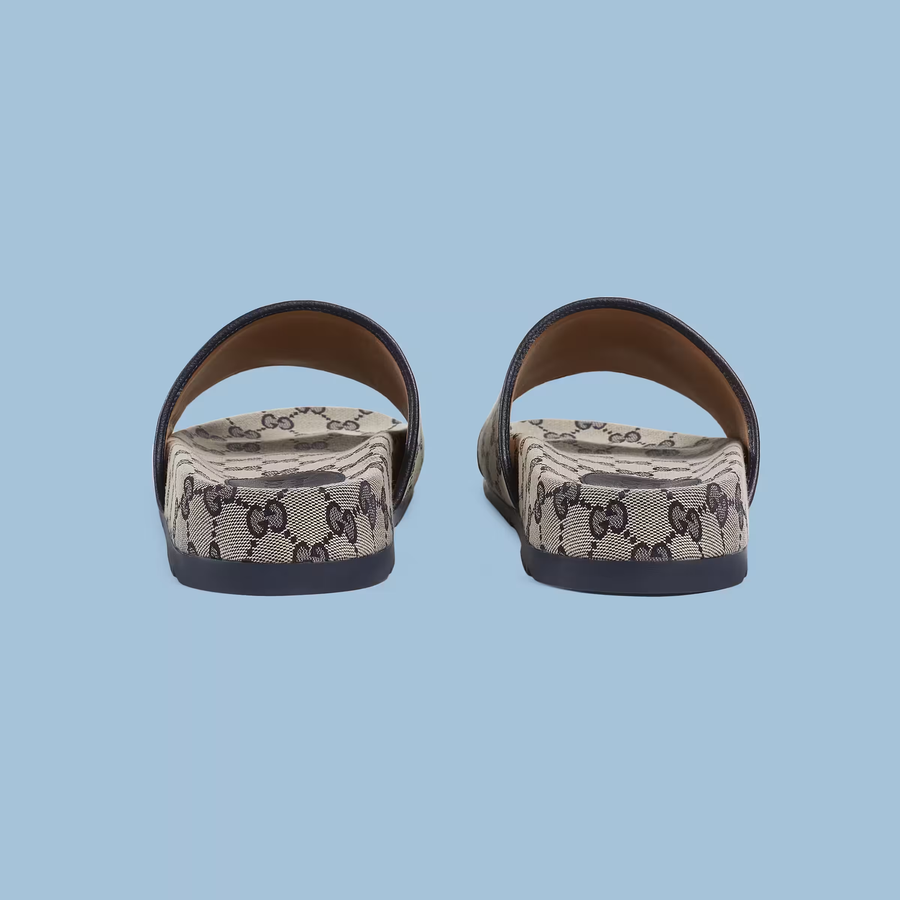 Dep Gucci GG Slide Sandal 'Beige Blue' 692951-2HK60-4061