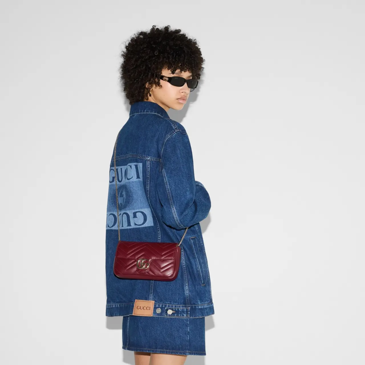 Tui Gucci GG Marmont Super Mini Bag 'Red' 751526-AADQM-6241