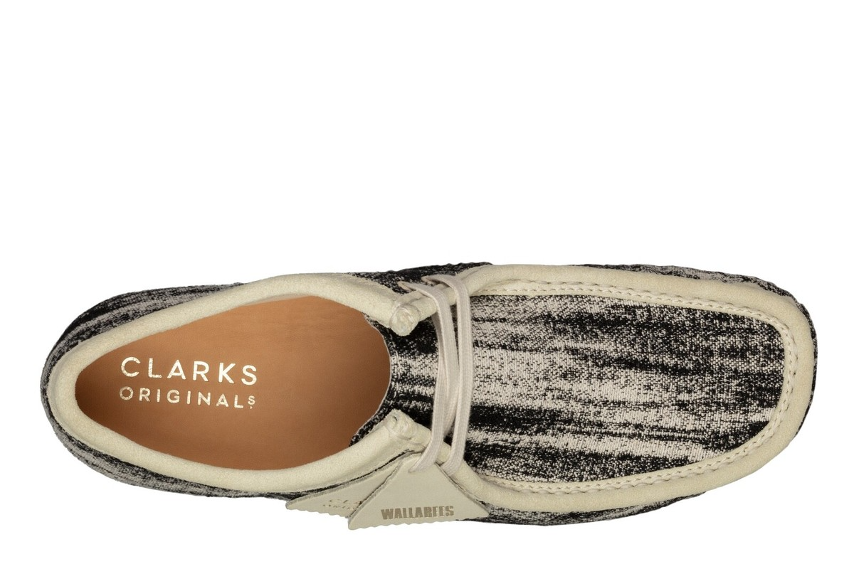 Giay Clarks Originals Wallabee 'Black Canvas Fabric' 26159547