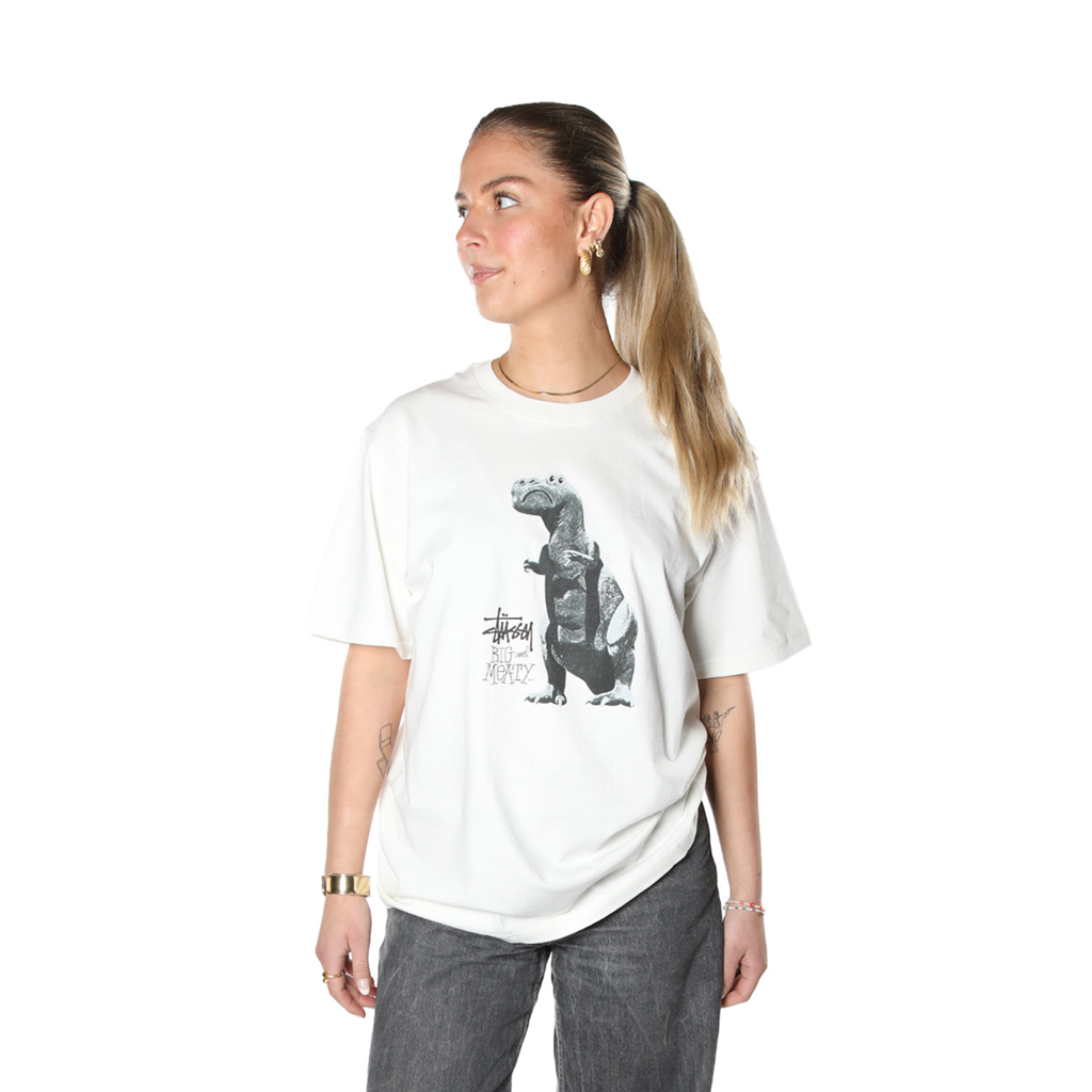 Ao Stussy Big & Meaty Tee Pigment Dyed ‘White’ 1905133