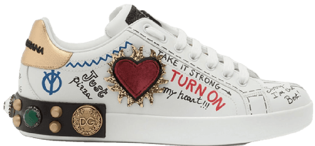 Giay Dolce & Gabbana Printed Calfskin Nappa 'Multicolor' CS1539AH0298I049