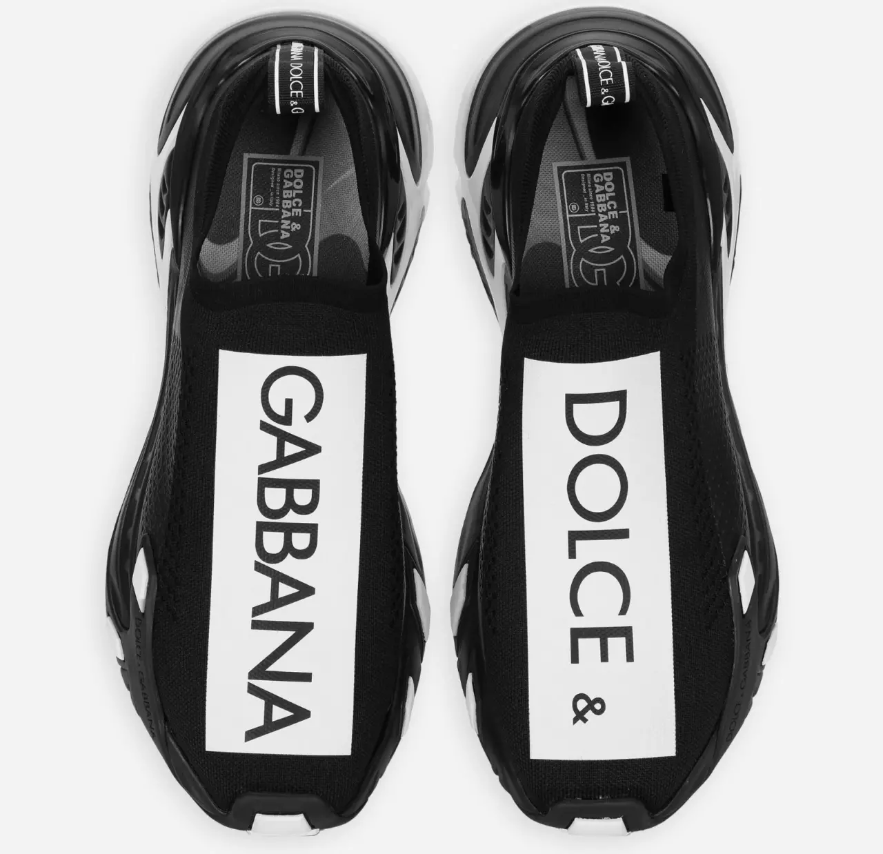 Giay Dolce & Gabbana Stretch Mesh Fast 'Black' CS2172AH4148S597