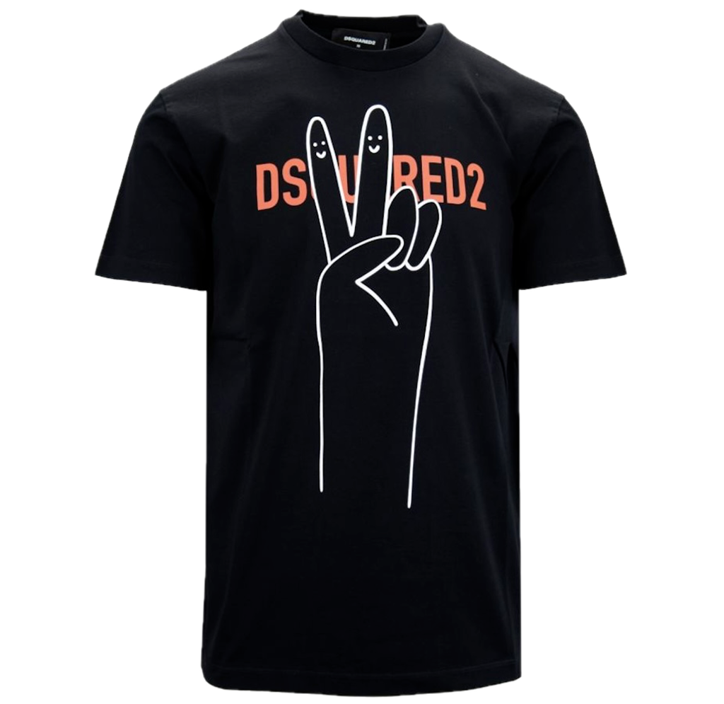 Ao Dsquared2 Logo Printed 'Black' S74GD1160-900