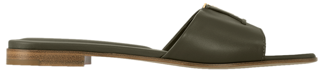 Dep Louis Vuitton LV Capri Flat Mules 'Khaki' 1ACTO5