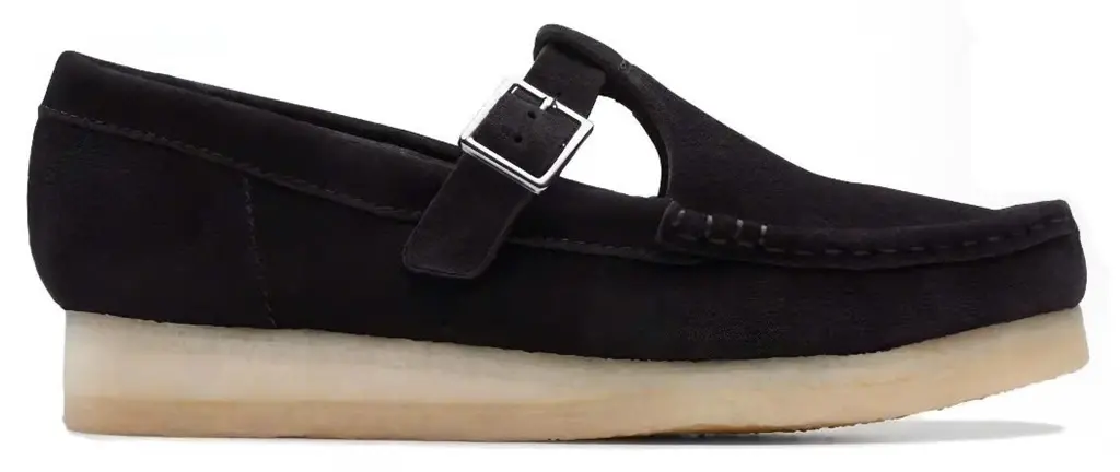 Giay Clarks Originals Wallabee T-Bar Casual Single 'Black' 261756664