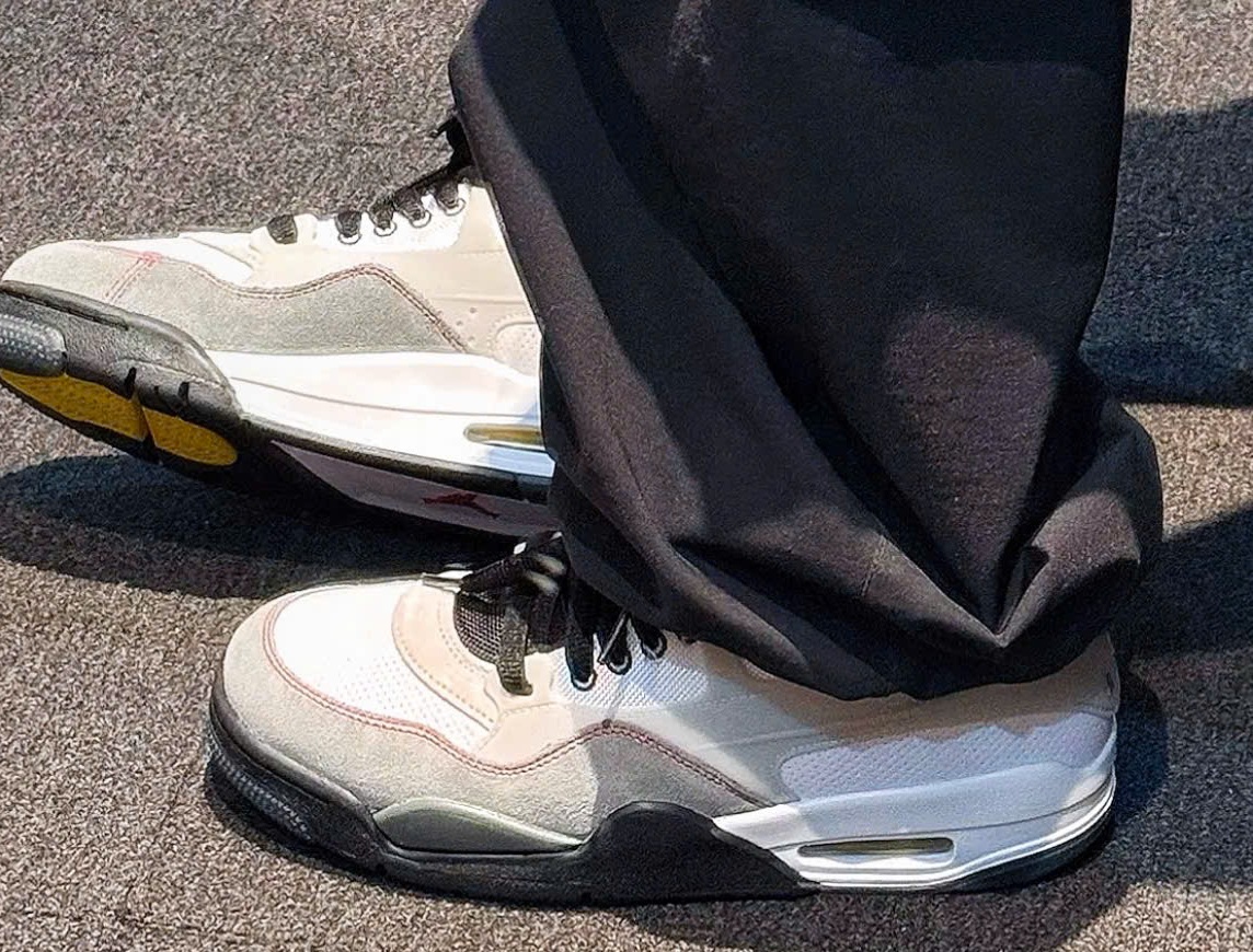 Giày Nike Air Jordan 4 RM 'White Black Grey' IB8052-100 - Ảnh 12