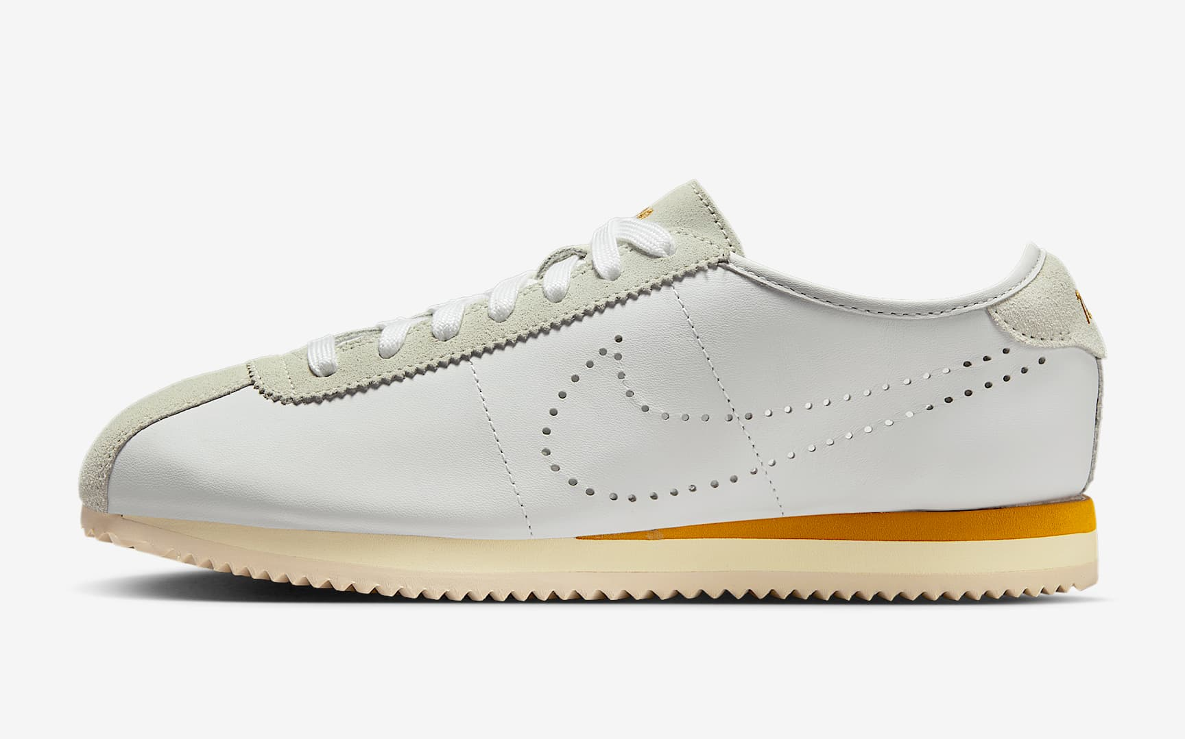 Giay Nike Cortez 'White Bronze Perforated Swoosh' HQ1841-100
