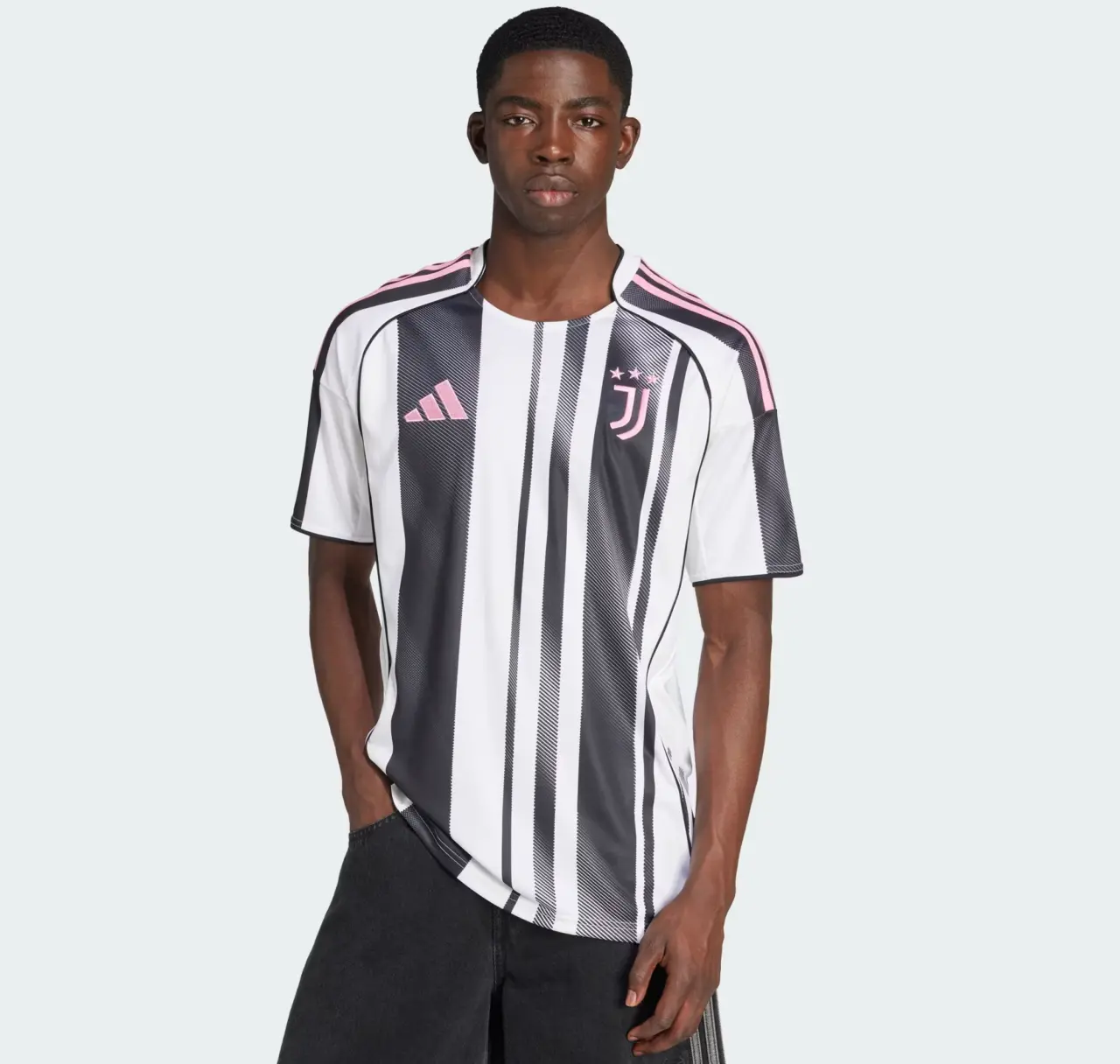 Ao Adidas Juventus 25/26 Home Jersey ‘White Black’ JJ4320
