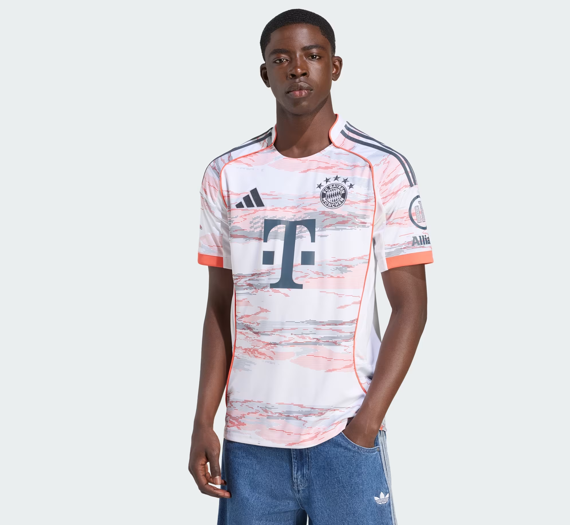 Ao Adidas FC Bayern 25/26 Away Jersey 'White' JJ2143