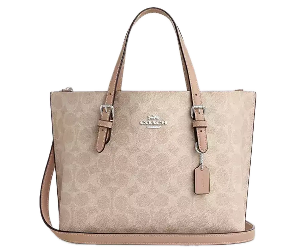 Tui Nu Coach Mollie Tote Bag 25 'Taupe' CV965-SVPWH