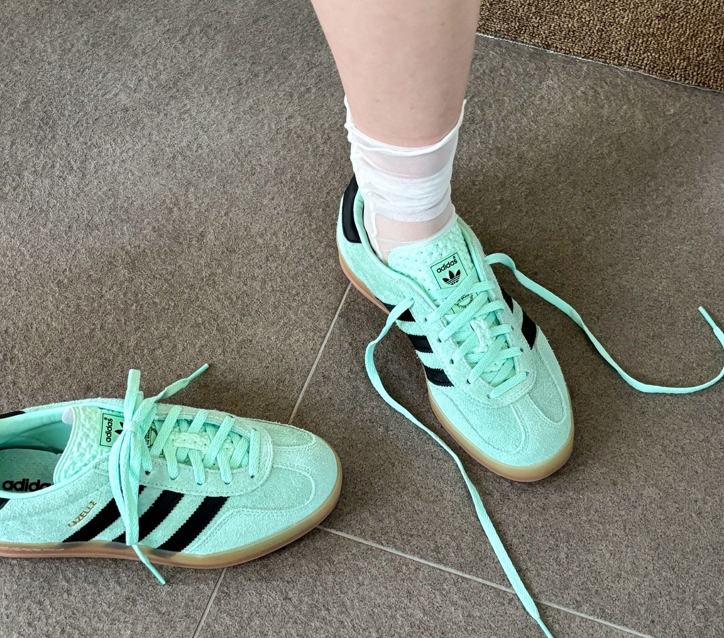 Giay Adidas Gazelle Indoor ‘Clear Mint Black Gum’ IH7488