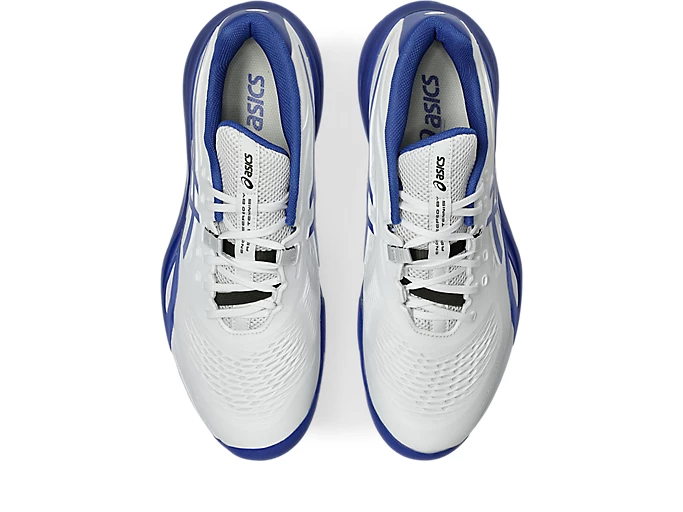 Giay Asics Gel-Resolution X Clay 'White Blue' 1041A485-101